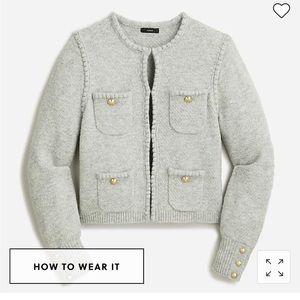 J.Crew Odette Cardigan Sweater - size small